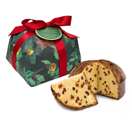 Włoska babka Panettone z żurawiną i czarna porzeczką BIO 750 g BIO Pasticceria Fraccaro